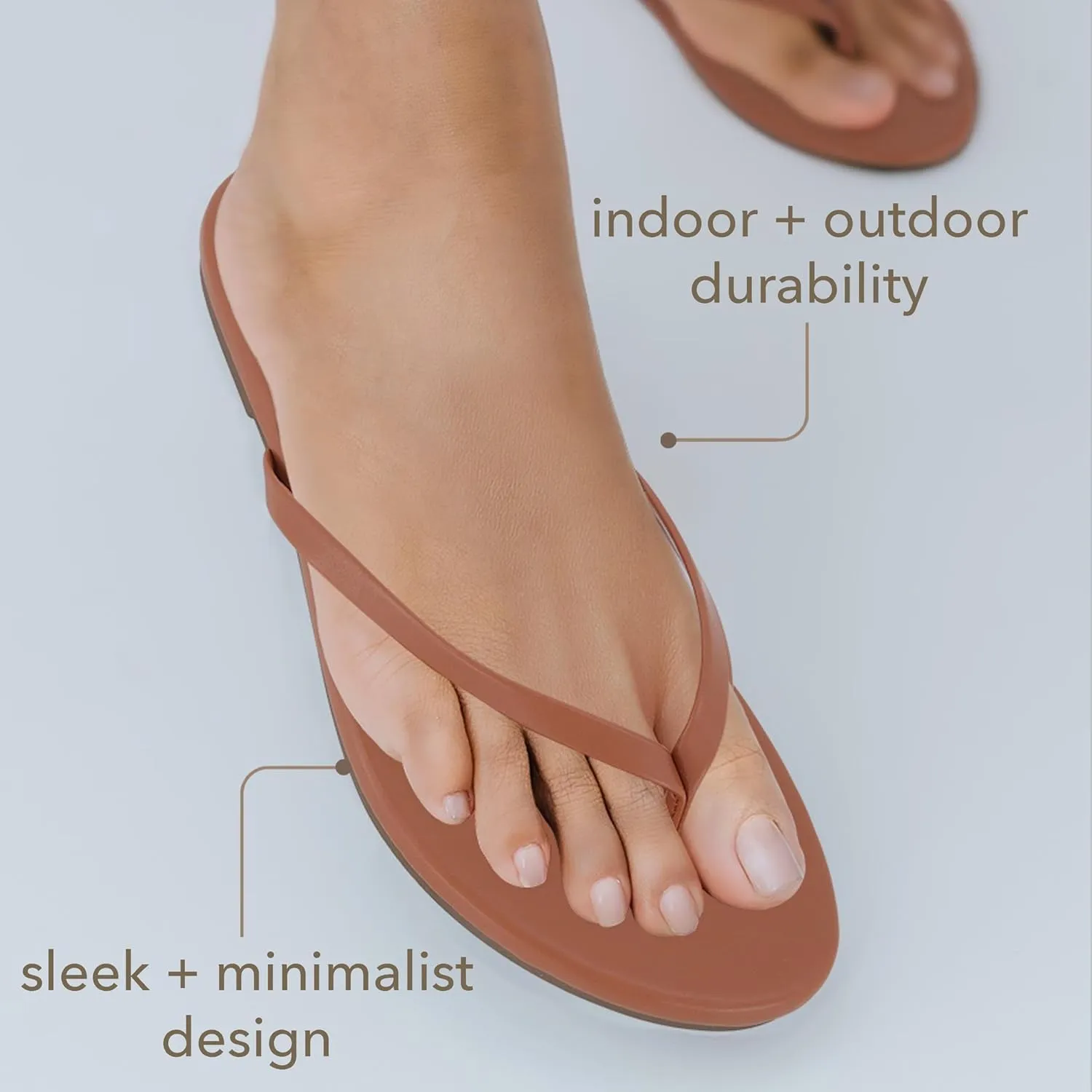 CUSHIONAIRE Cruise Women’s Minimalist Flip Flops – Ultra-Lightweight Summer Sandals with Non-Slip Sole
