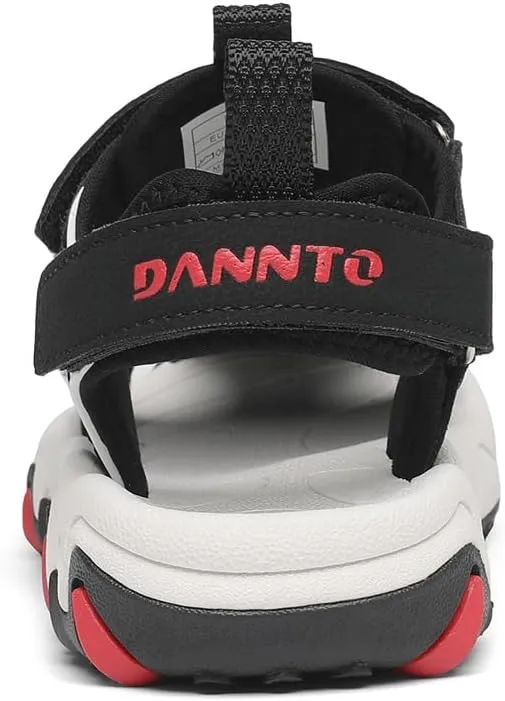 Dannto Boy's Girl's Sport Sandals Summer Closed Toe Outdoor Water Athletic Sandals (Little Kid/Big Kid)