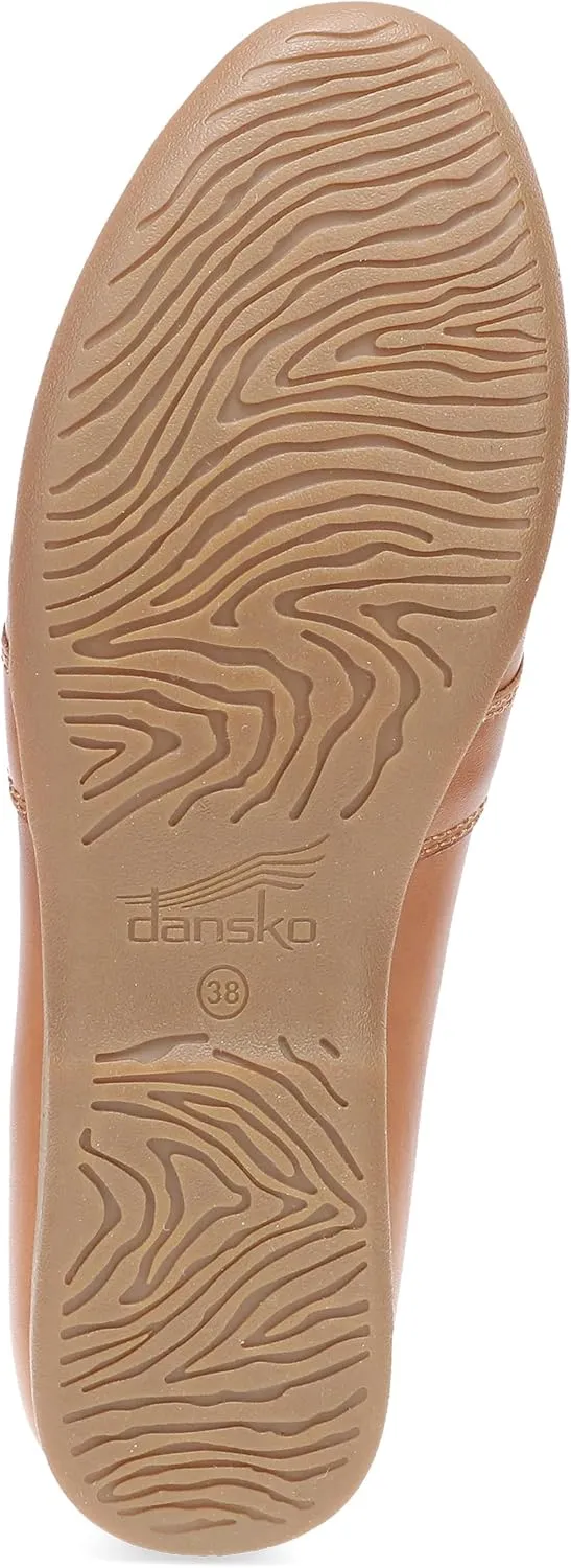 Dansko Linden Slip-On Loafers for Women - Comfortable Flat Shoes with Arch Support - Versatile Casual to Dressy Footwear - Lightweight Rubber Outsole