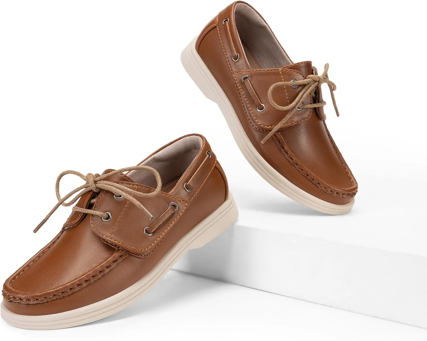 DREAM PAIRS Boys Dress Shoes Boat Shoes Slip on Loafers Casual School Shoes (Toddler/Little Kid/Big Kid)