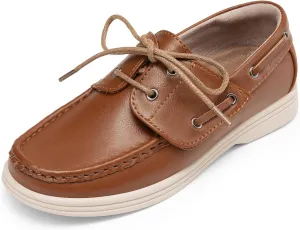 DREAM PAIRS Boys Dress Shoes Boat Shoes Slip on Loafers Casual School Shoes (Toddler/Little Kid/Big Kid)
