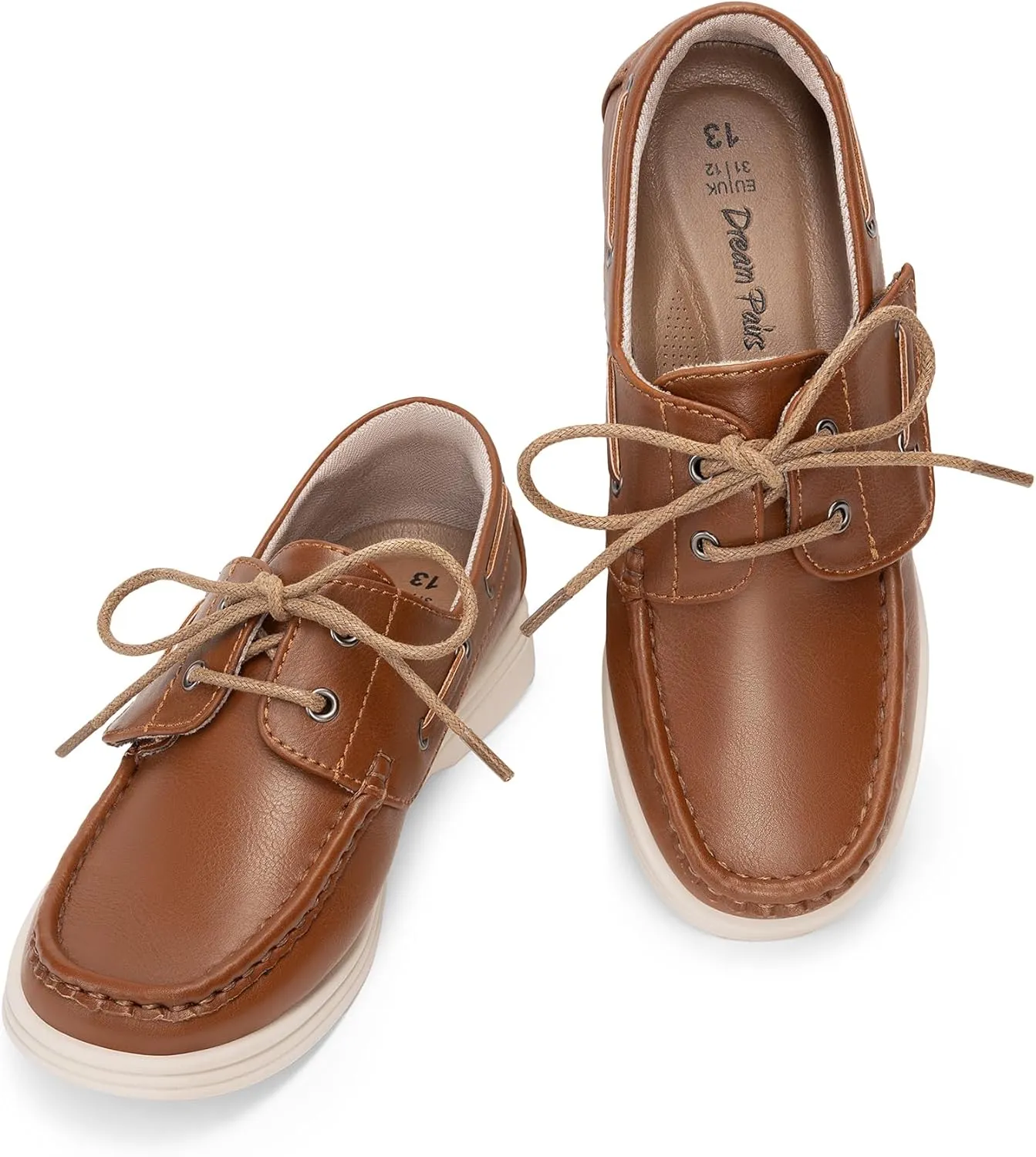 DREAM PAIRS Boys Dress Shoes Boat Shoes Slip on Loafers Casual School Shoes (Toddler/Little Kid/Big Kid)