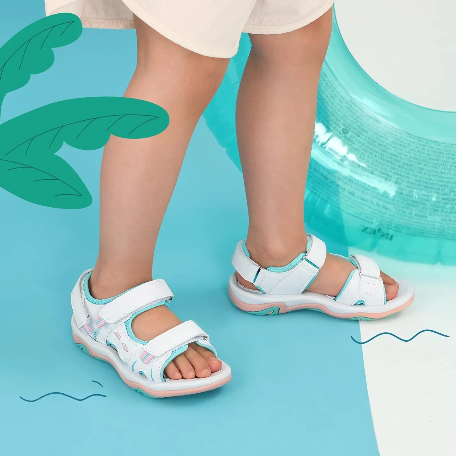 DREAM PAIRS Boys Girls Fashion Athletic Summer Sports Sandals(Toddler/Little Kid/Big Kid)