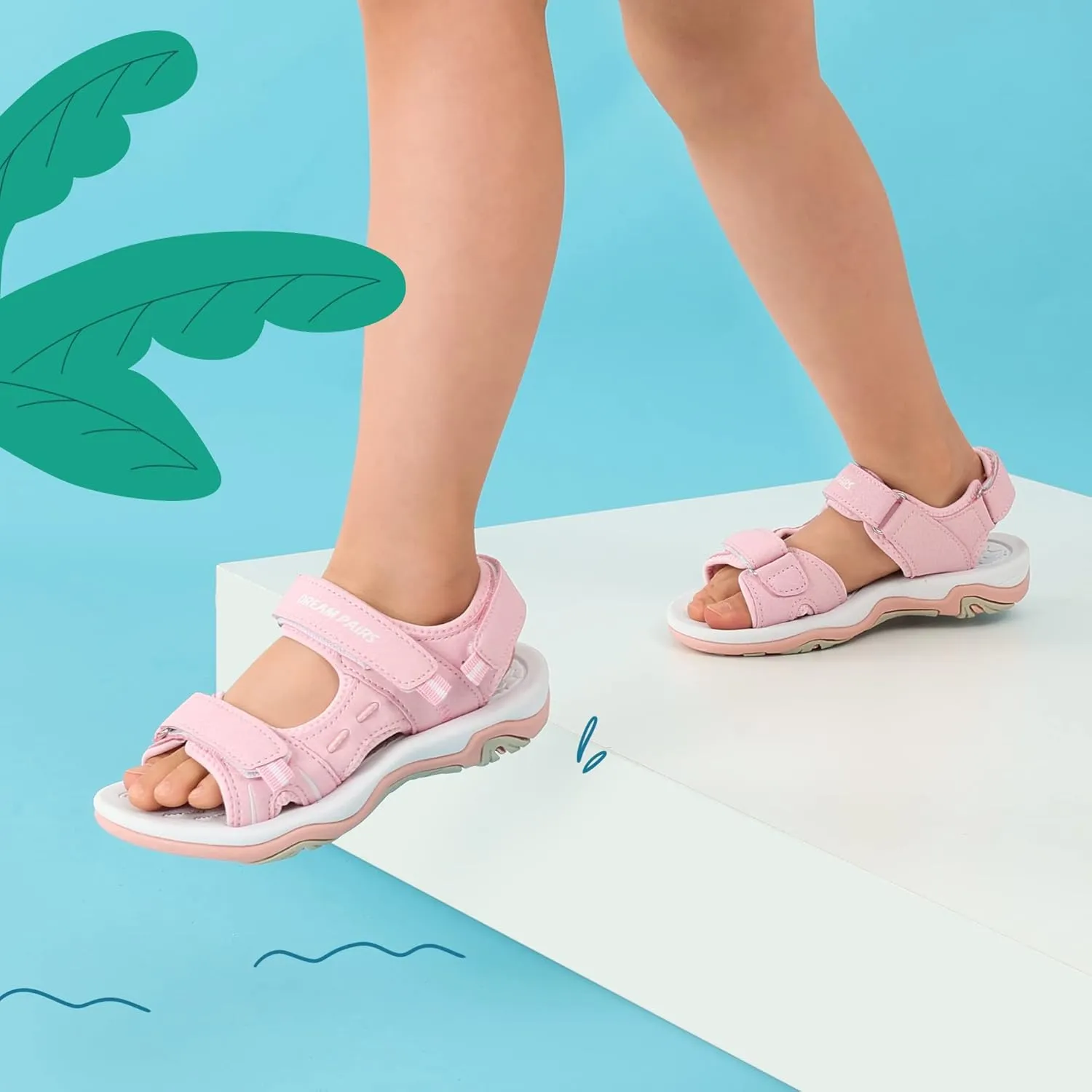 DREAM PAIRS Boys Girls Fashion Athletic Summer Sports Sandals(Toddler/Little Kid/Big Kid)