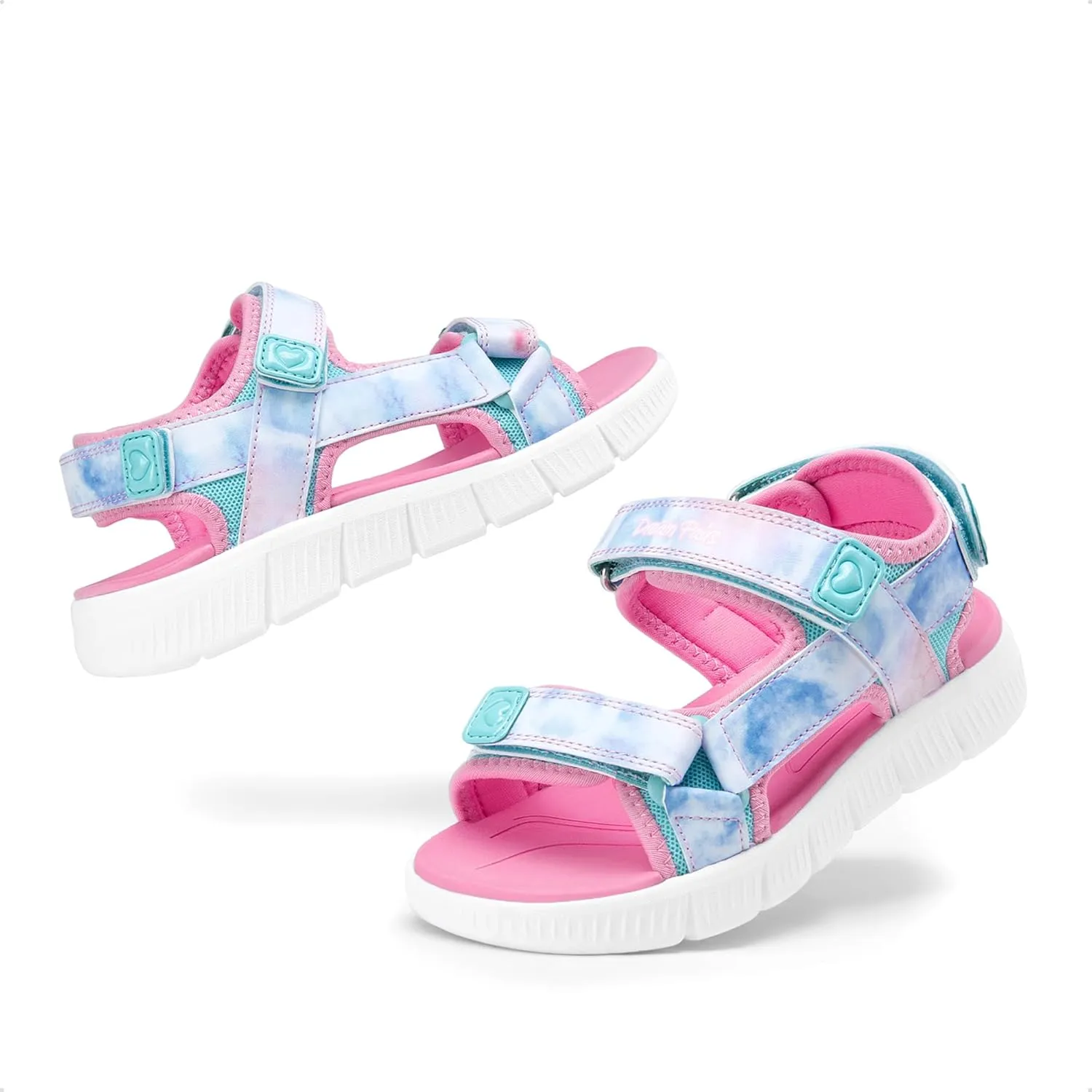 DREAM PAIRS Boys Girls Sandals Kids Athletic Summer Water Open Toe Shoes for Little/Big Kid
