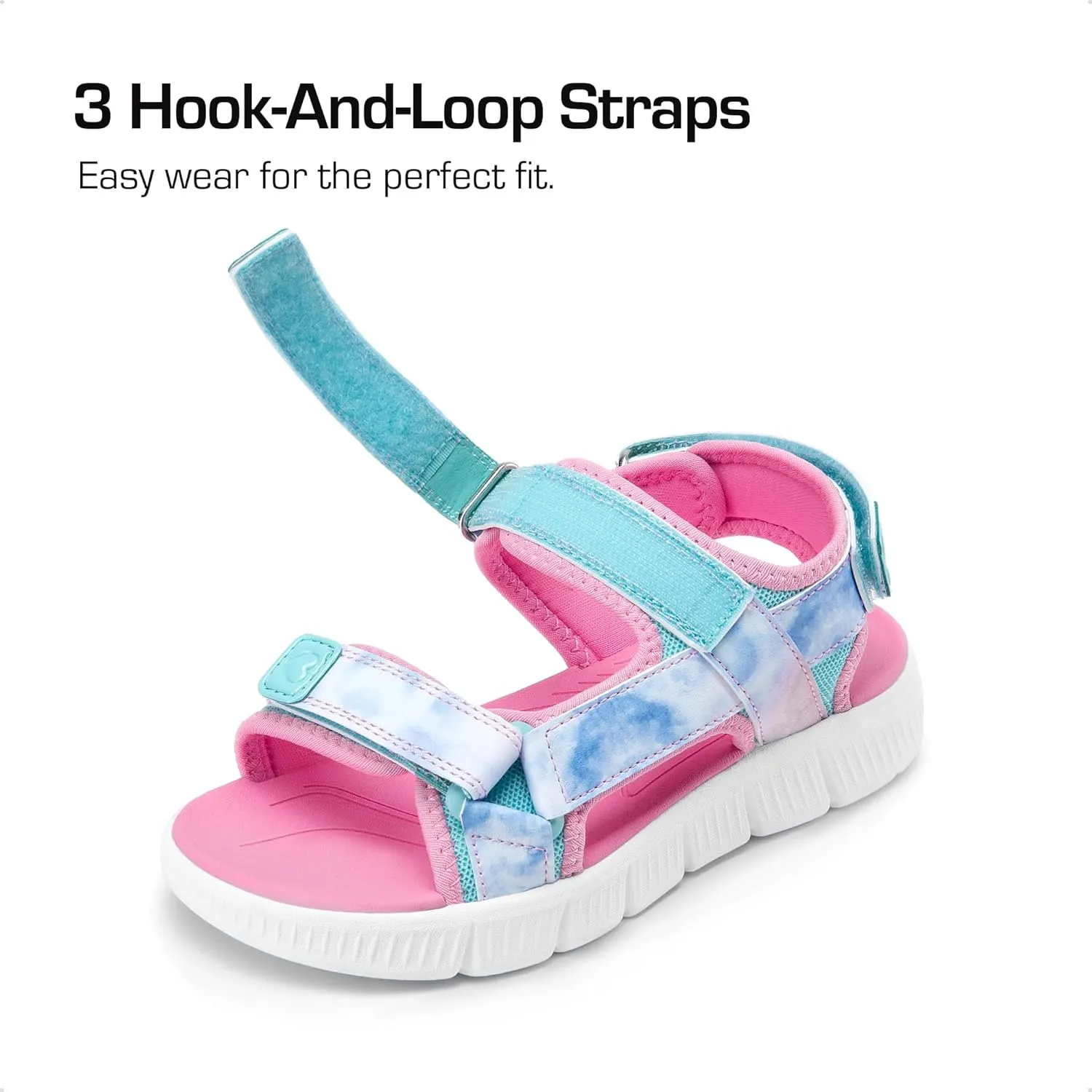 DREAM PAIRS Boys Girls Sandals Kids Athletic Summer Water Open Toe Shoes for Little/Big Kid