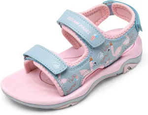 DREAM PAIRS Boys Girls Sandals Summer Outdoor Athletic Kids Sport Water Shoes for Toddler/Little Kid