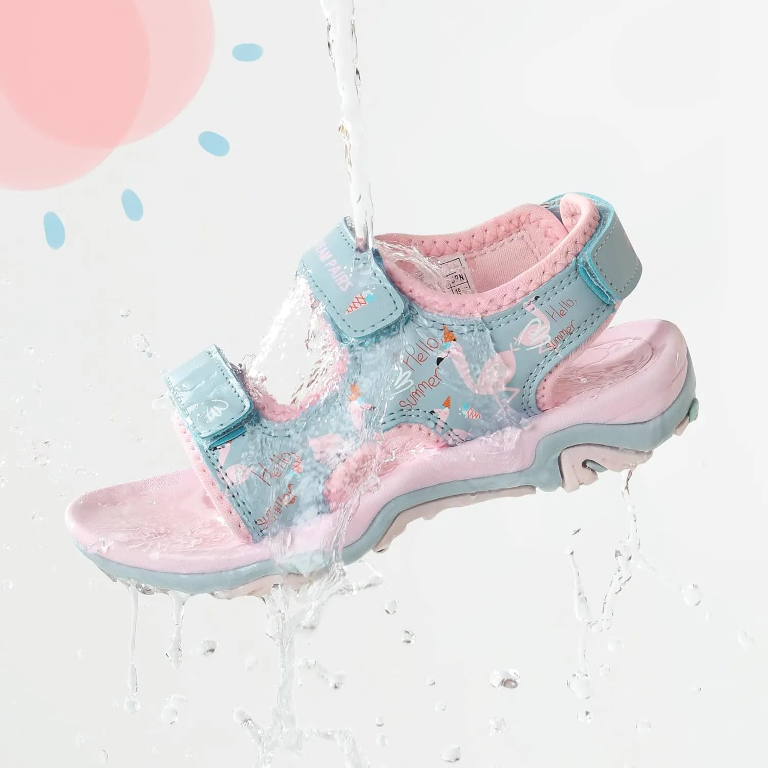 DREAM PAIRS Boys Girls Sandals Summer Outdoor Athletic Kids Sport Water Shoes for Toddler/Little Kid