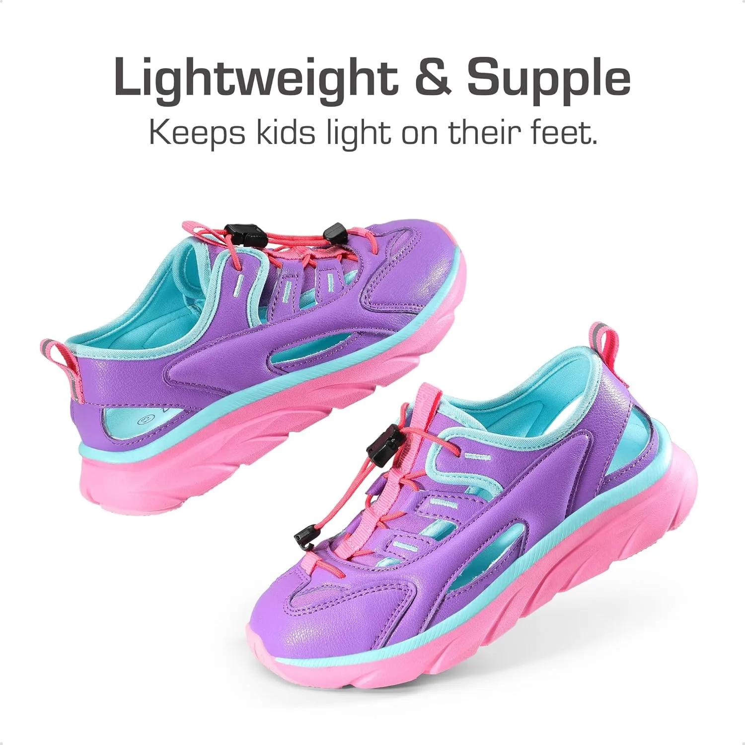 DREAM PAIRS Boys Girls Summer Outdoor Athletic Sport Sandals for Little/Big Kids