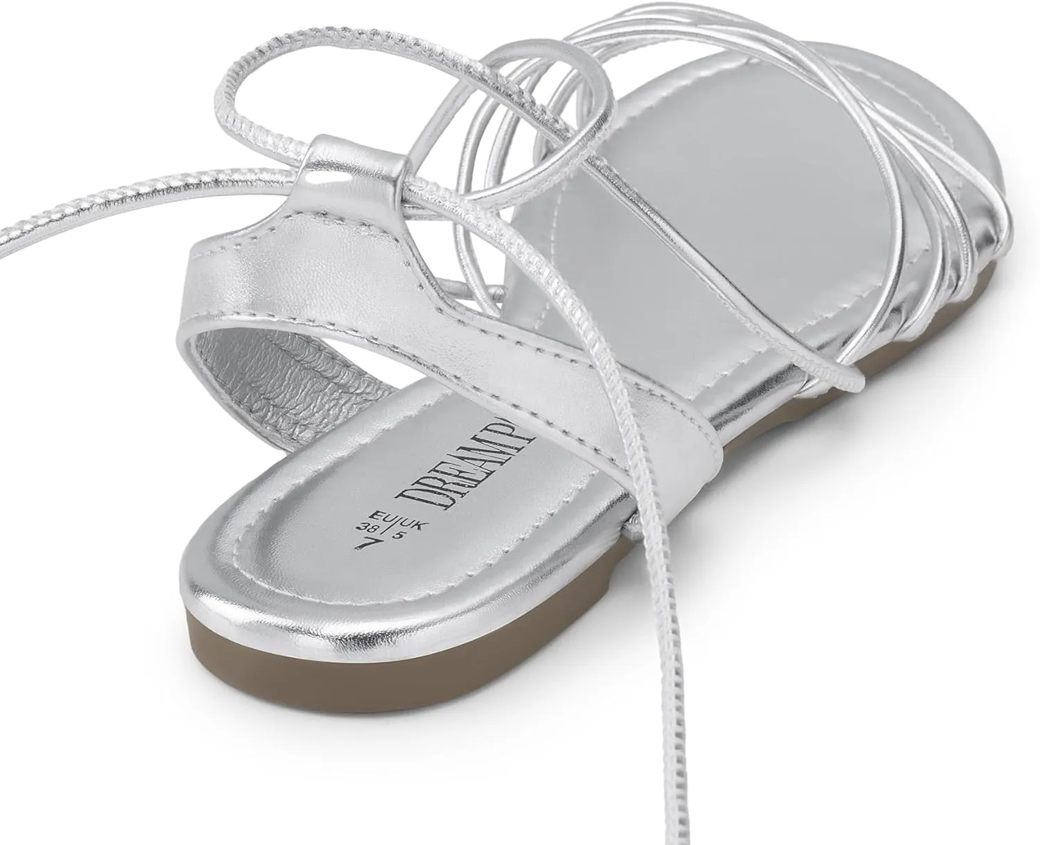 DREAM PAIRS Lace-up Gladiator Sandals Strappy Dressy Summer Flat Sandals for Women