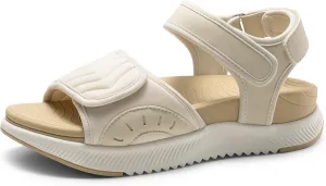 DREAM PAIRS Walking Sandals Women Arch Support Platform Sandals Comfortable Open Toe Hiking Summer Shoes Lightweight Outdoor Athletic Sport Water Sandals