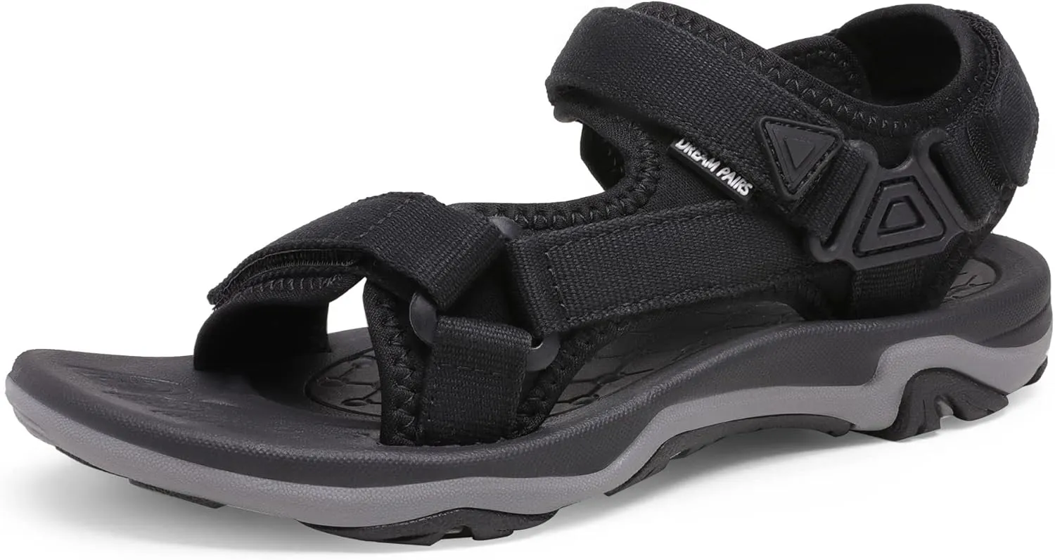 DREAM PAIRS Women’s Arch Support Hiking Sandals Sport Outdoor Athletic Comfortable Summer Beach Water Sandals