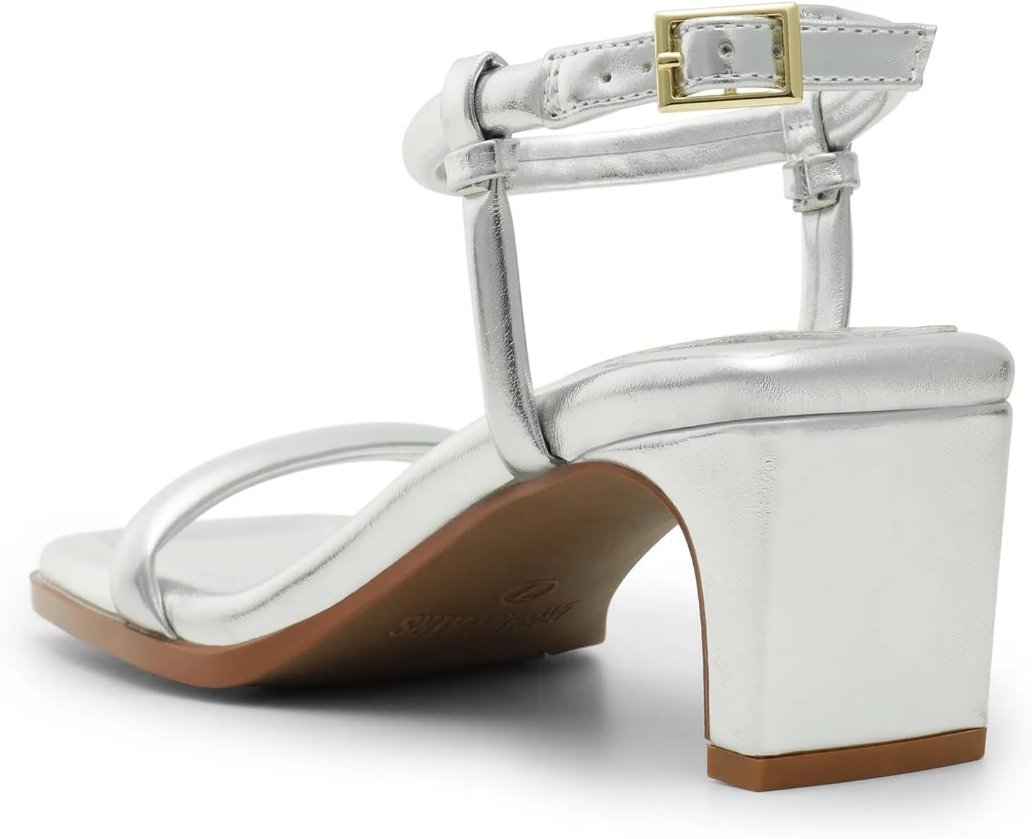 DREAM PAIRS Womens Heels Open Toe Ankle Strap Square Cute Wedding Party Sandal Comfort Dress Shoes