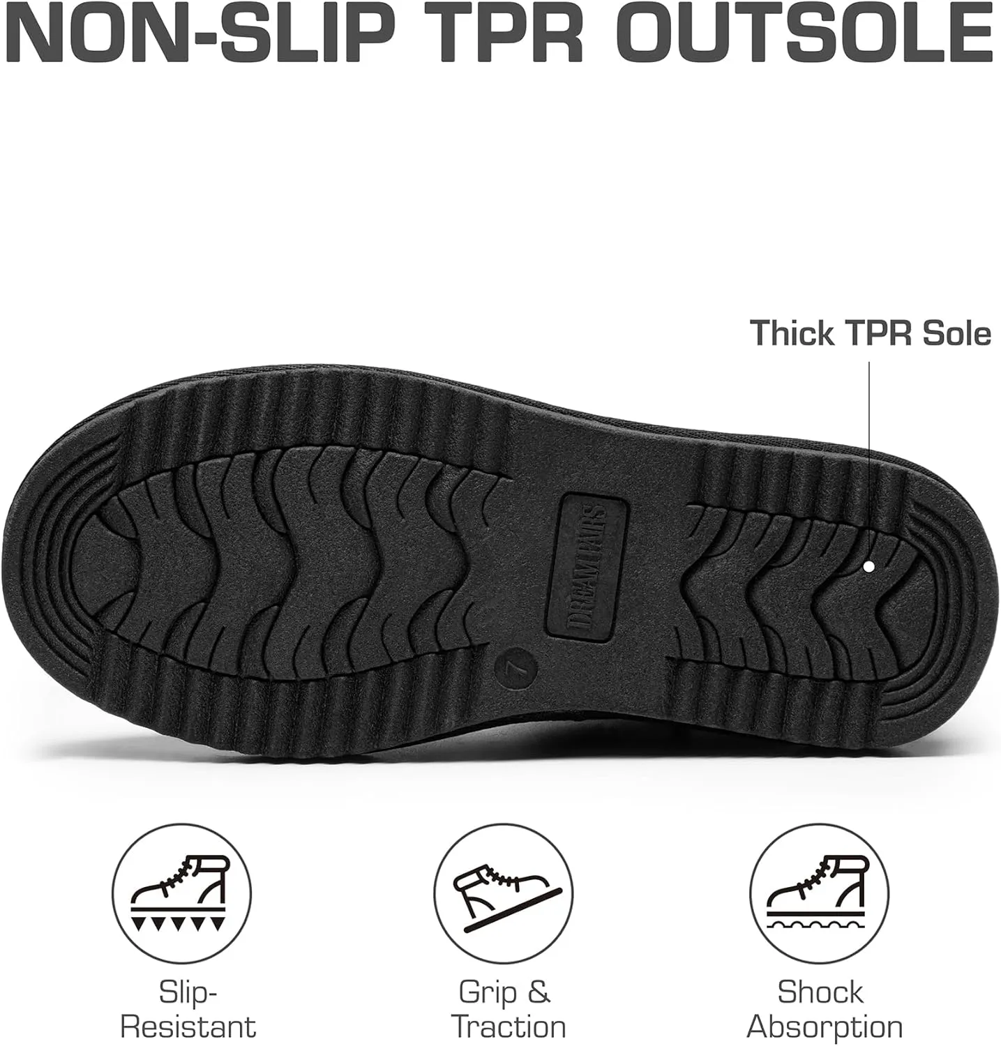 DREAM PAIRS Women's High-top Winter Snow Boots Slip on Warm Comfortable Outdoor Booties Shoes for Women FuzzyClassic