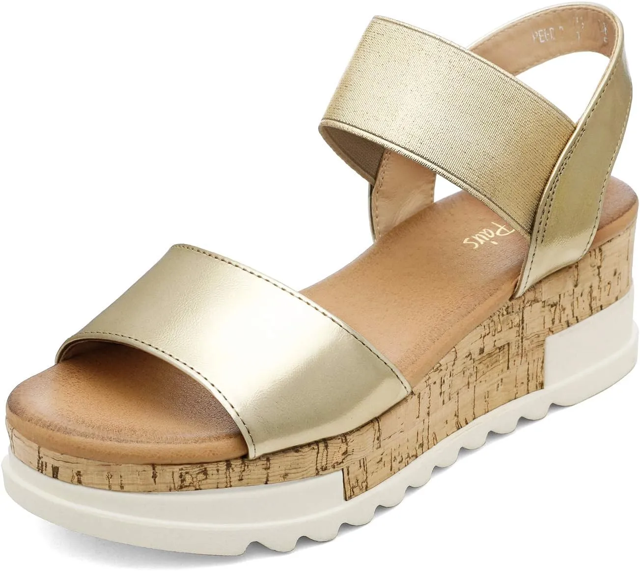 DREAM PAIRS Women's Open Toe Ankle Strap Casual Flatform Platform Wedges Sandals