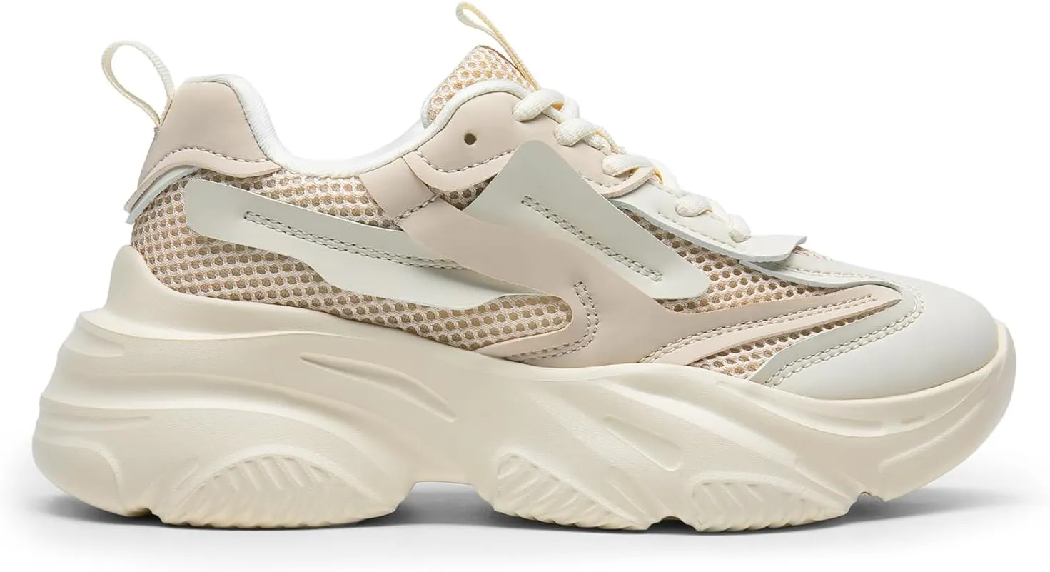 DREAM PAIRS Women's Platform Chunky Fashion Sneakers Jaxon Walking Lace-Up Comfortable Dad Sneakers Workout Sport Work Casual Tennis Shoes