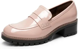 DREAM PAIRS Women's Platform Chunky Heeled Loafers, Womens Business Casual Shoes