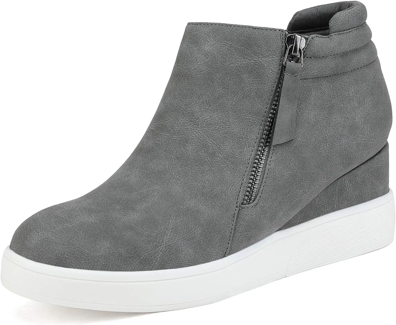 DREAM PAIRS Women’s Platform Wedge Sneakers Ankle Booties