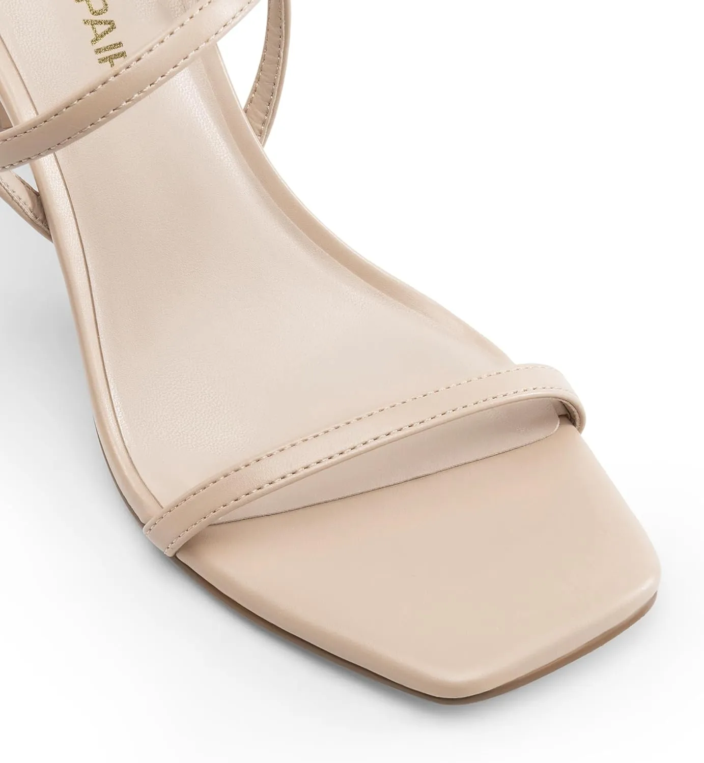 DREAM PAIRS Women’s Slingback Heels High Stilettos Open Square Toe Ankle Strap Pumps Sexy Comfort Strappy Dress Shoes Wedding Bridal Heeled Sandals