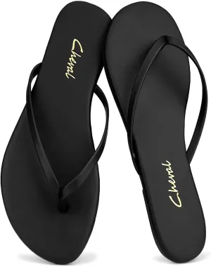 Flat Leather Flip Flops for Women, Comfortable Dressy Thong Sandals 2025 Summer and Spring Vacation Essentials, Chanclas Para Mujer