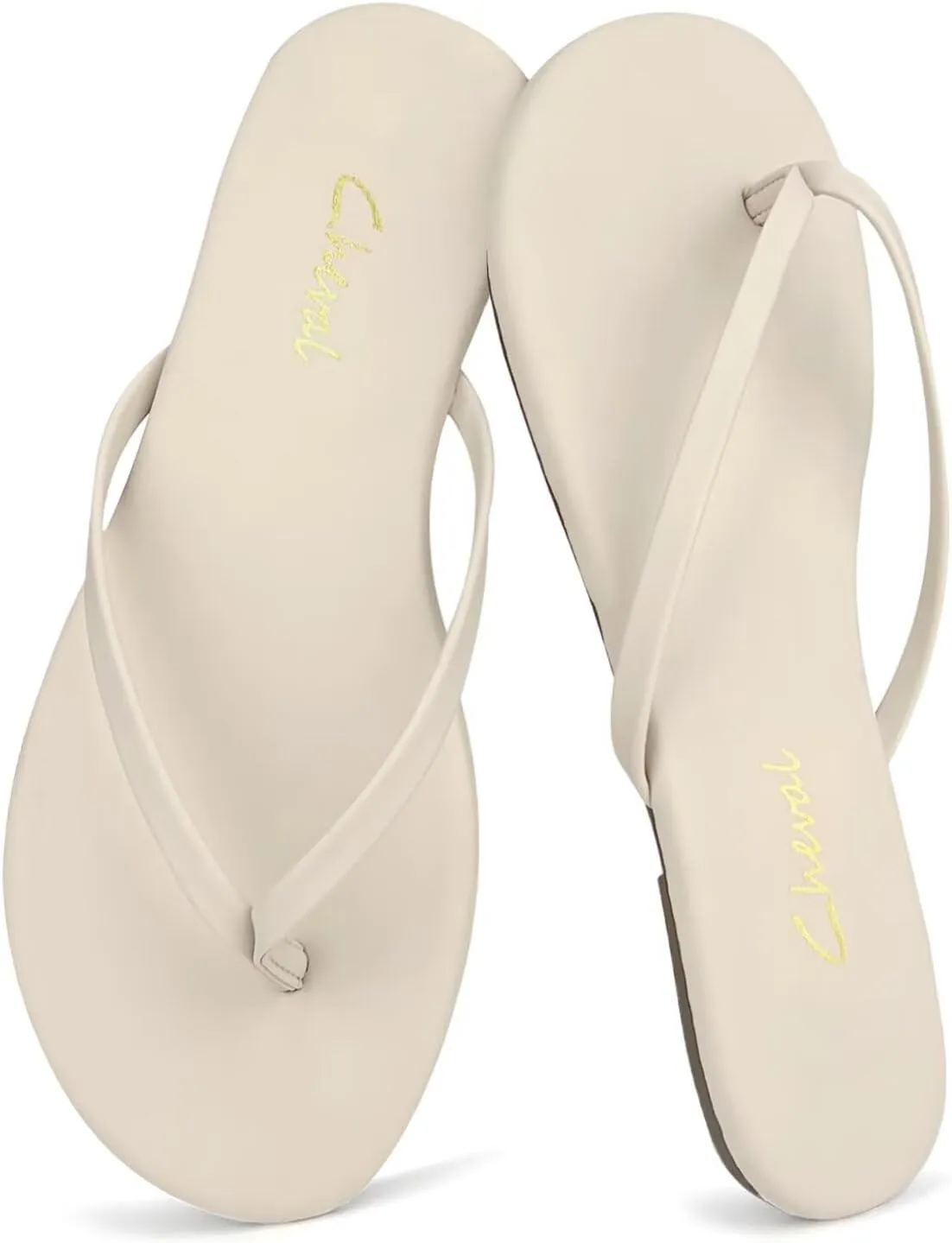 Flat Leather Flip Flops for Women, Comfortable Dressy Thong Sandals 2025 Summer and Spring Vacation Essentials, Chanclas Para Mujer