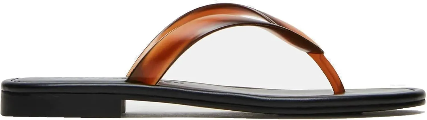 Flip Flops for Women Comfortable Transparent Beach Sandals Lightweight Slip on Walking Thong Sandals