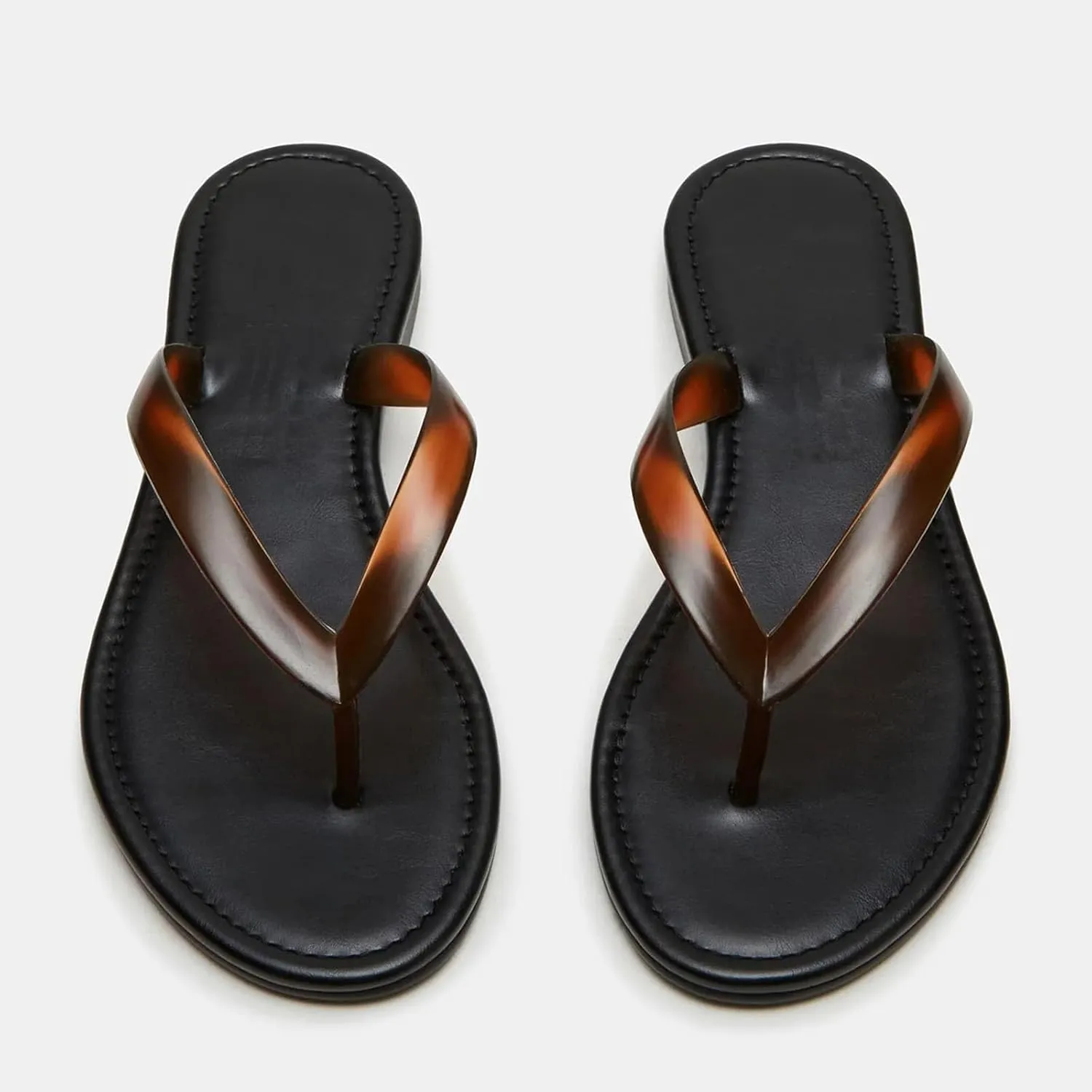 Flip Flops for Women Comfortable Transparent Beach Sandals Lightweight Slip on Walking Thong Sandals