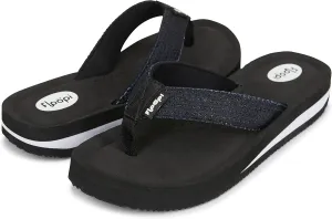 Floopi Flip Flops for Women Casual Thong Womens Sandals Comfort Heel Cushion, Ladies Beach Sandals with Indoor & Outdoor Anti Skid Soles