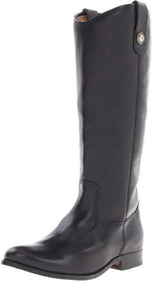 Frye Melissa Button 2 Equestrian-Inspired Tall Boots for Women Made from Hard-Wearing Vintage Leather with Antique Metal Hardware and Leather Outsole – 15 ½” Shaft Height