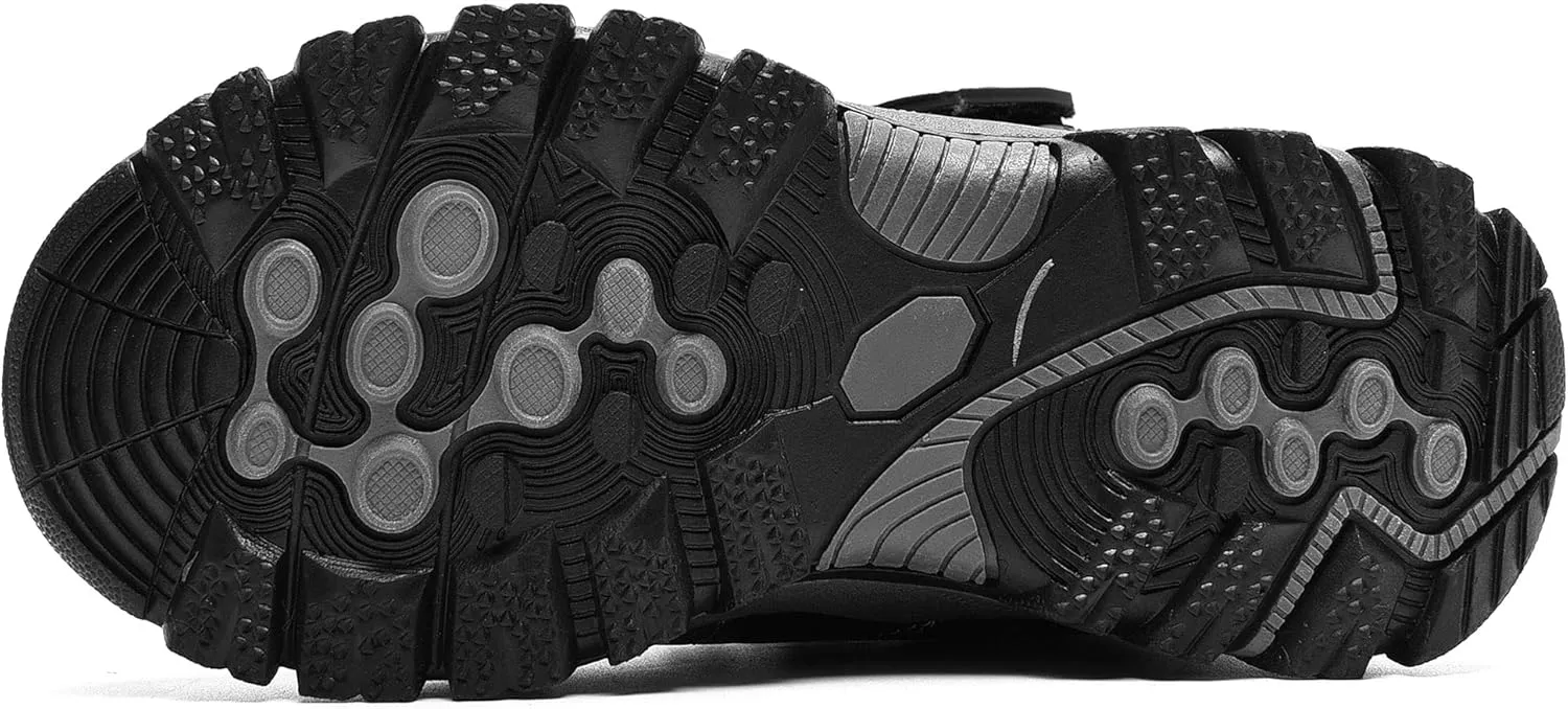 Gyeice Kids Snow Boots Boys Girls Winter Boot Waterproof Non-Slip Outdoor Warm Hiking Shoes (Little Kid/Big Kid)