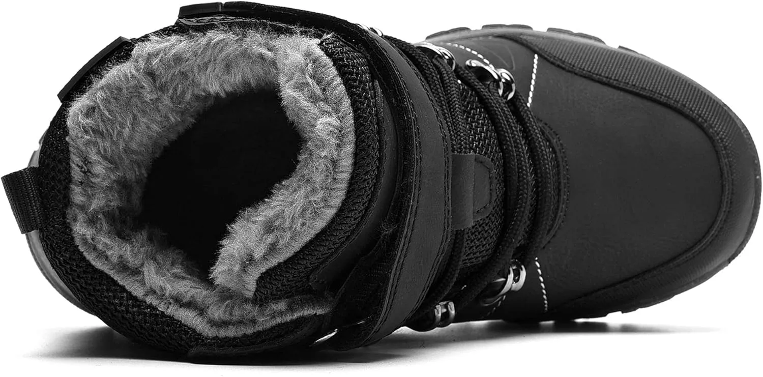 Gyeice Kids Snow Boots Boys Girls Winter Boot Waterproof Non-Slip Outdoor Warm Hiking Shoes (Little Kid/Big Kid)