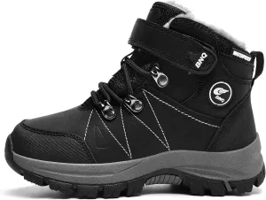 Gyeice Kids Snow Boots Boys Girls Winter Boot Waterproof Non-Slip Outdoor Warm Hiking Shoes (Little Kid/Big Kid)