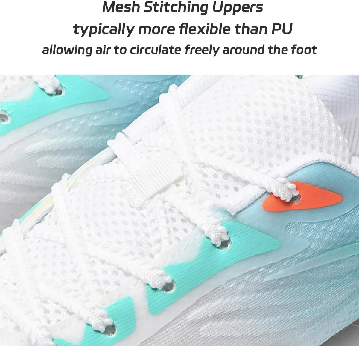HESBITEUL Mens Track and Field Shoes Sprint Sport Sneakers Youth Professional Training Racing Running Shoes