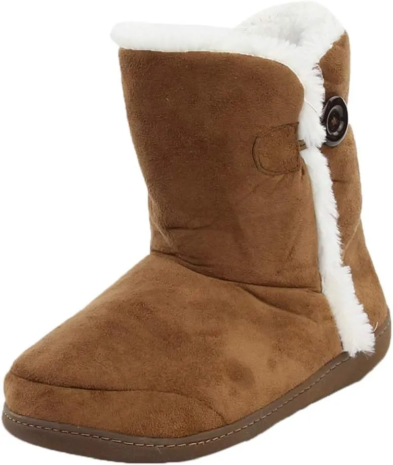 Home Slipper Men's Slippers Boots,Soft Winter Warm Memory Foam Indoor House Slipper Shoes