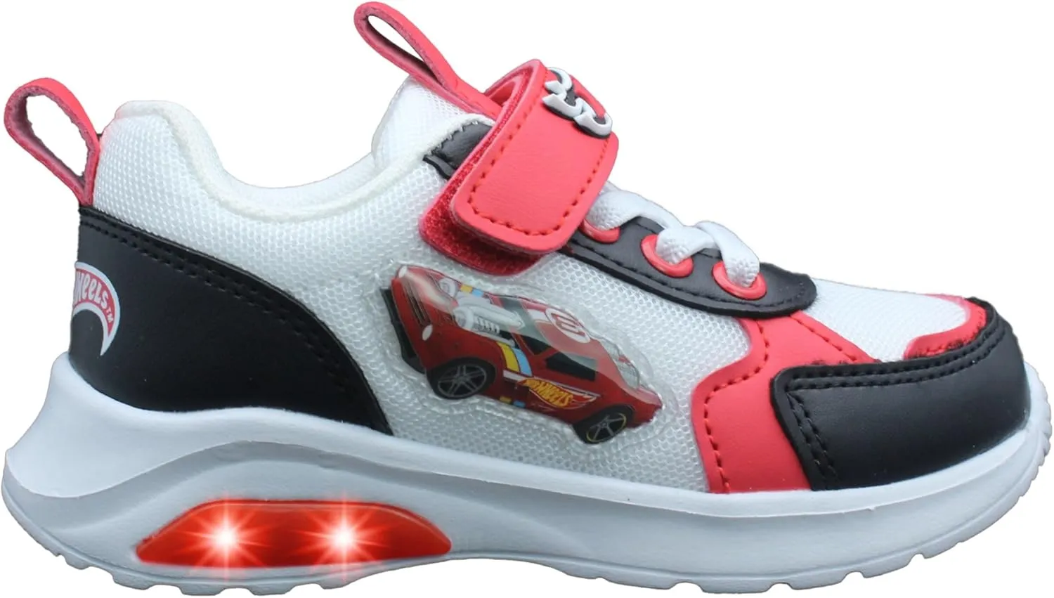 Hot Wheels Toddler Boys' Light-Up Sneakers