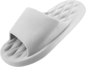 House Slides for Women Men Cloud Pillow Slippers Sandals, Non-Slip Shower Shoes, Cushioned Thick Sole Fit Bathroom Bedroom Pool Beach