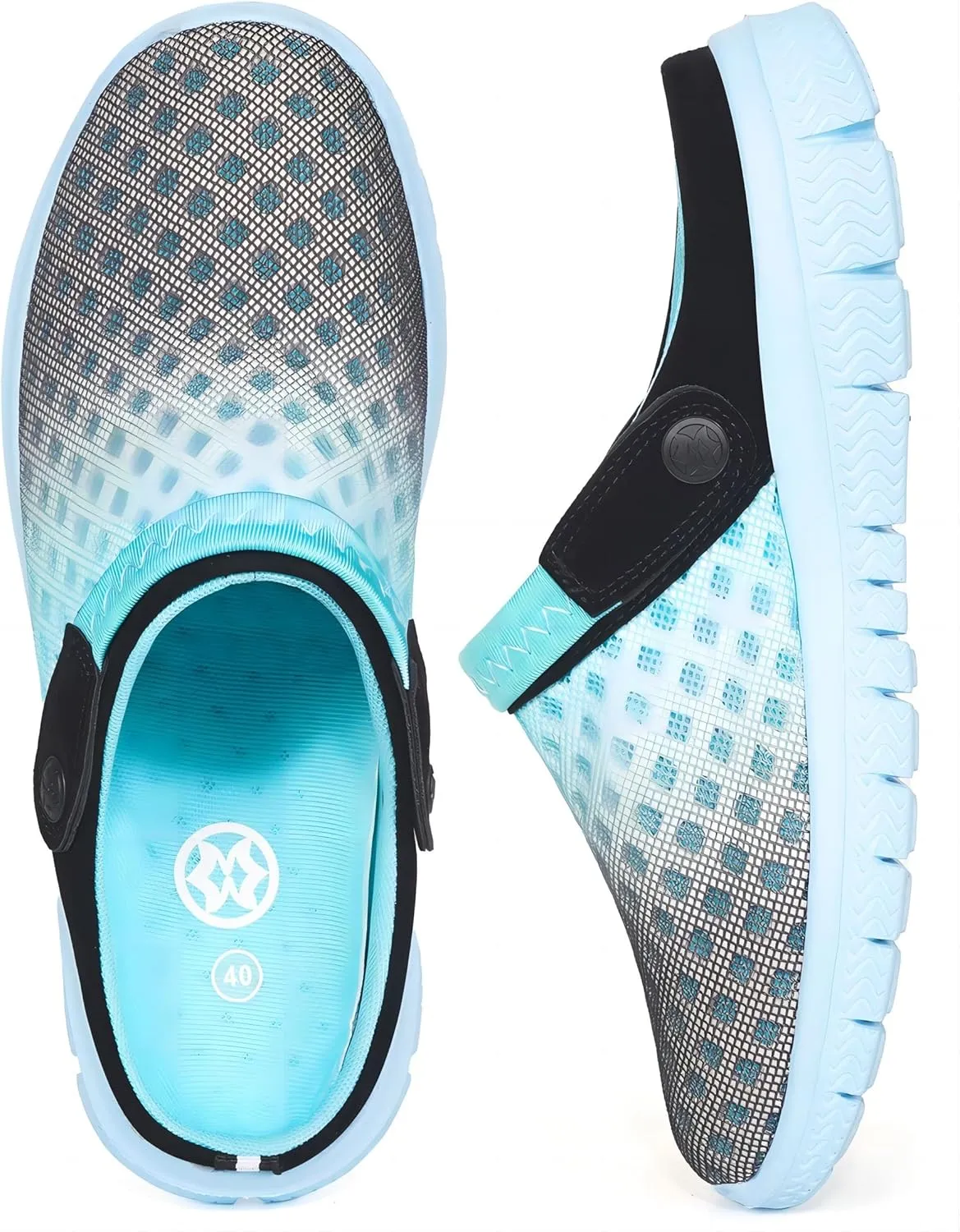 Hsyooes Mens Womens Mules & Clogs Garden Shoes Summer Breathable Mesh Slippers Non-Slip Outdoor Beach Sandals Unisex