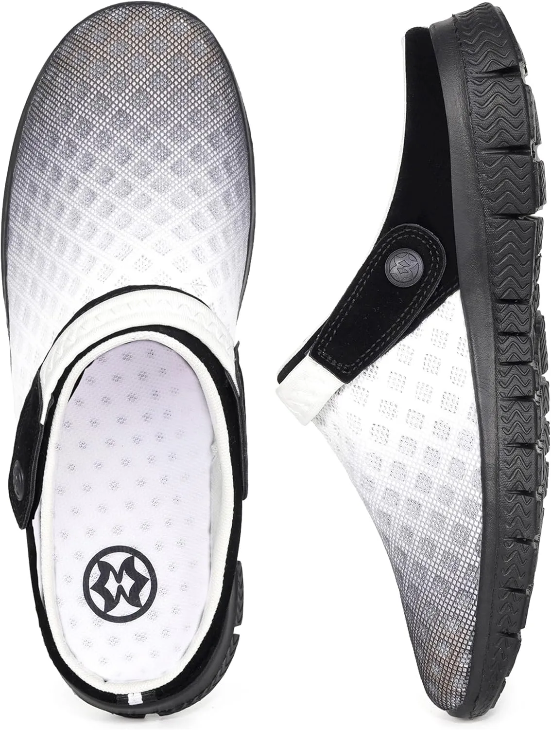 Hsyooes Mens Womens Mules & Clogs Garden Shoes Summer Breathable Mesh Slippers Non-Slip Outdoor Beach Sandals Unisex