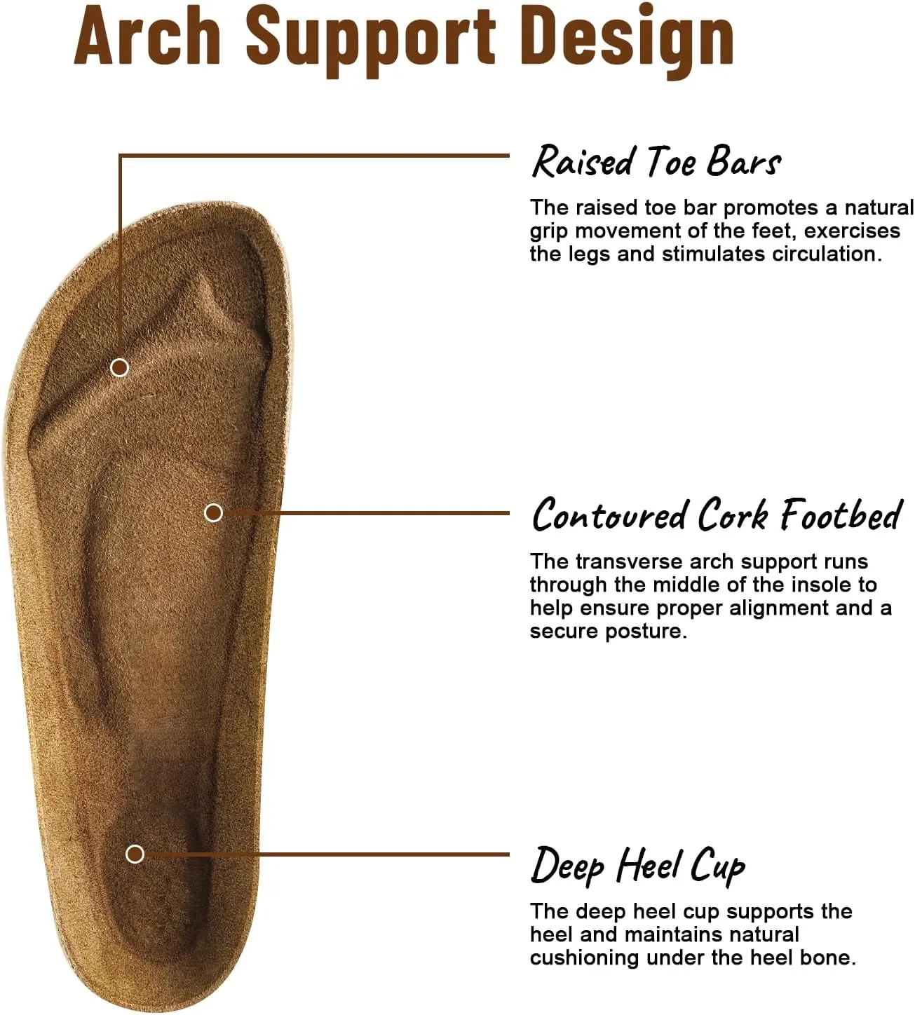 ILLIMITE Suede Clogs for Women Men Cork Footbed Sandals Leather Mules Potato Shoes with Arch Support and Adjustable Buckle