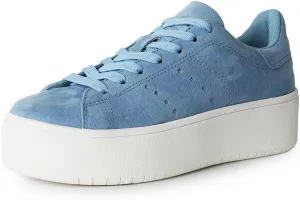 J. Adams Hero Platform Sneakers for Women - Casual Lace Up Fashion Tennis Shoes