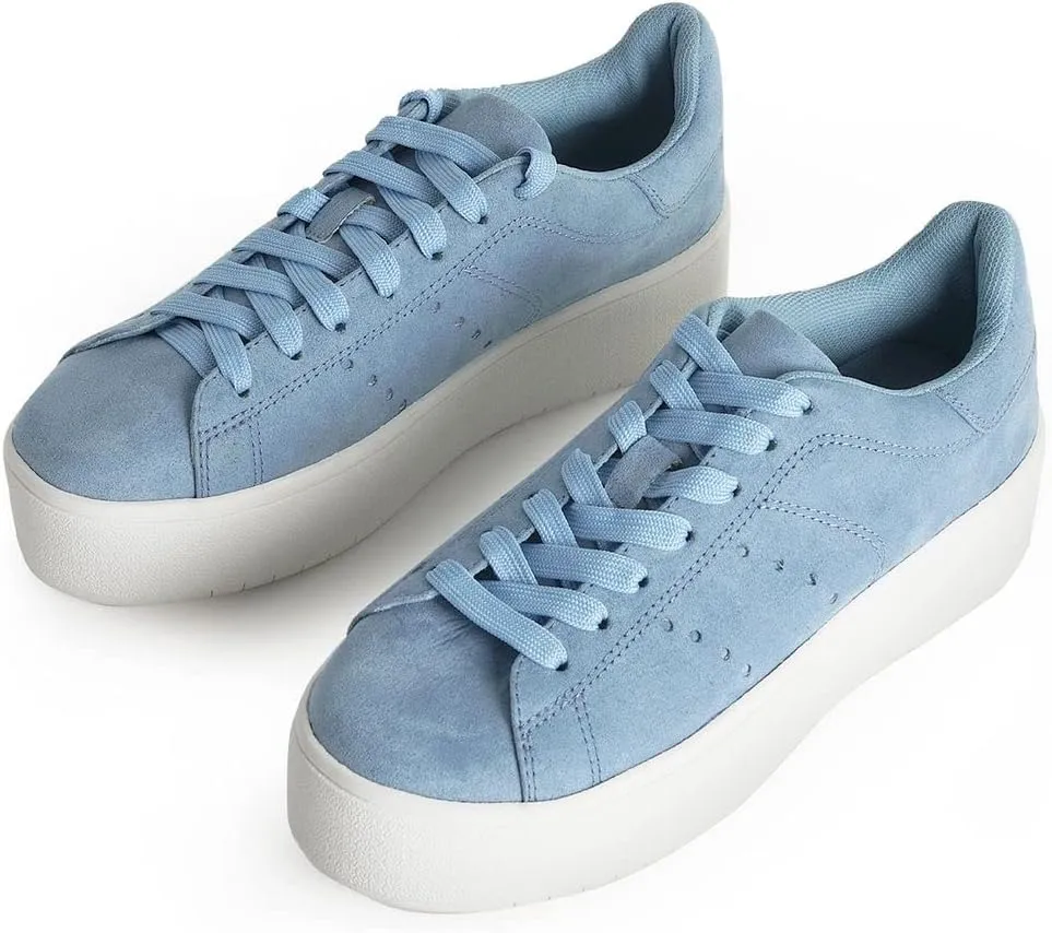 J. Adams Hero Platform Sneakers for Women - Casual Lace Up Fashion Tennis Shoes