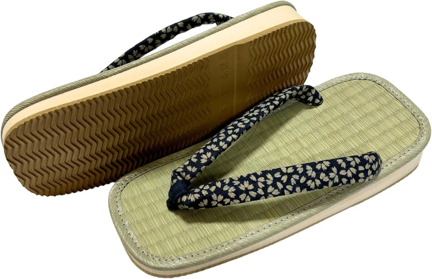Japanese Sandal Rush Sponge sole Sandal thong Up to oversize men's