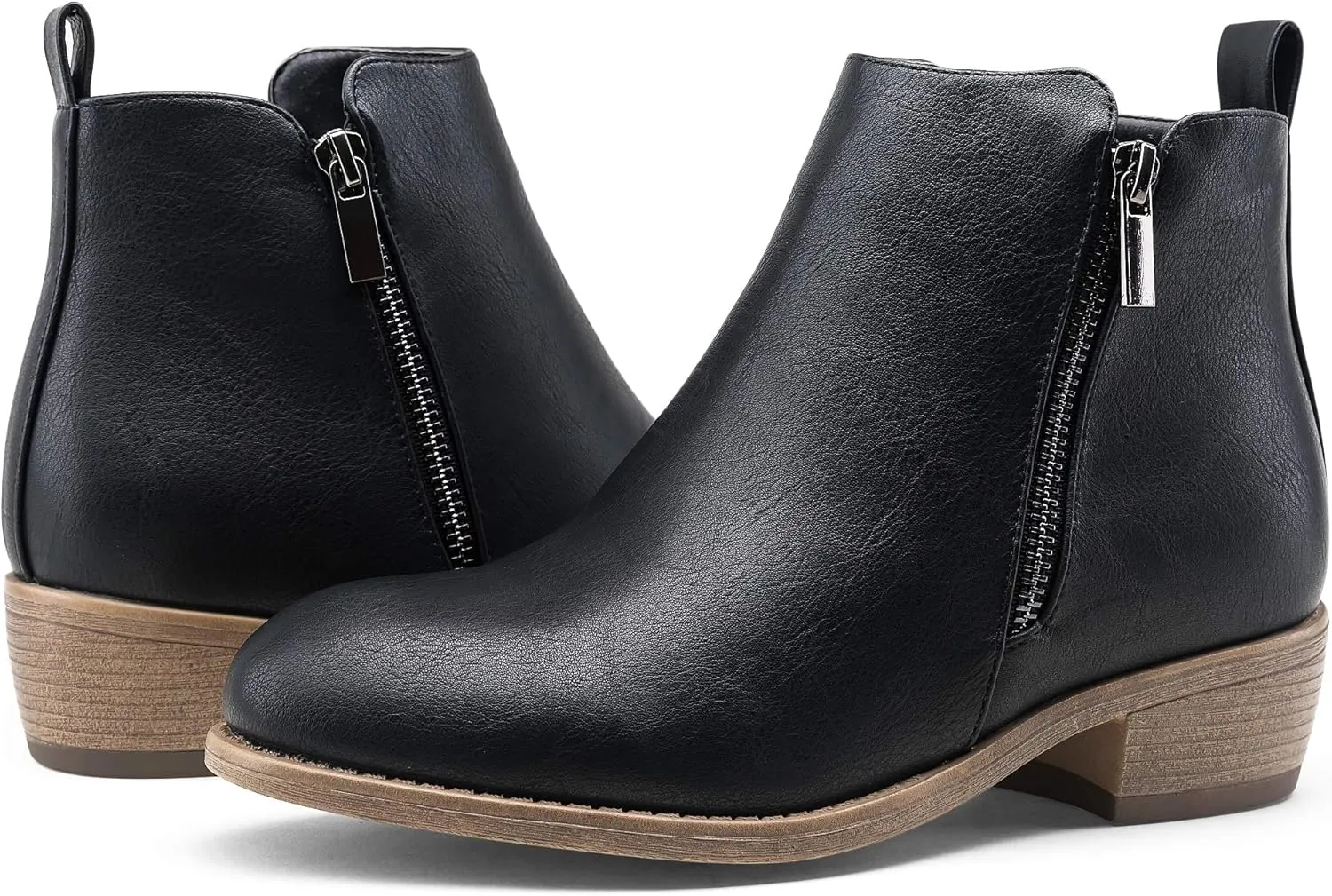 Jeossy Women's Ankle Boots, Classic Low Heeled Short Booties, Casual Comfortable Boots