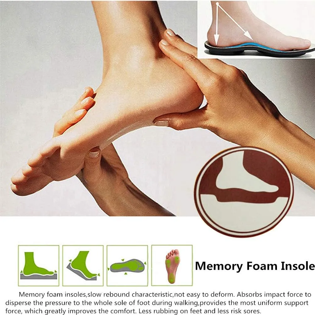 JIONS Women Men Adjustable Velco Extra Wide Shoes Swollen Feet Diabetic Edema Boots Slippers Indoor Outdoor Sandals Unisex Large Size 5-14