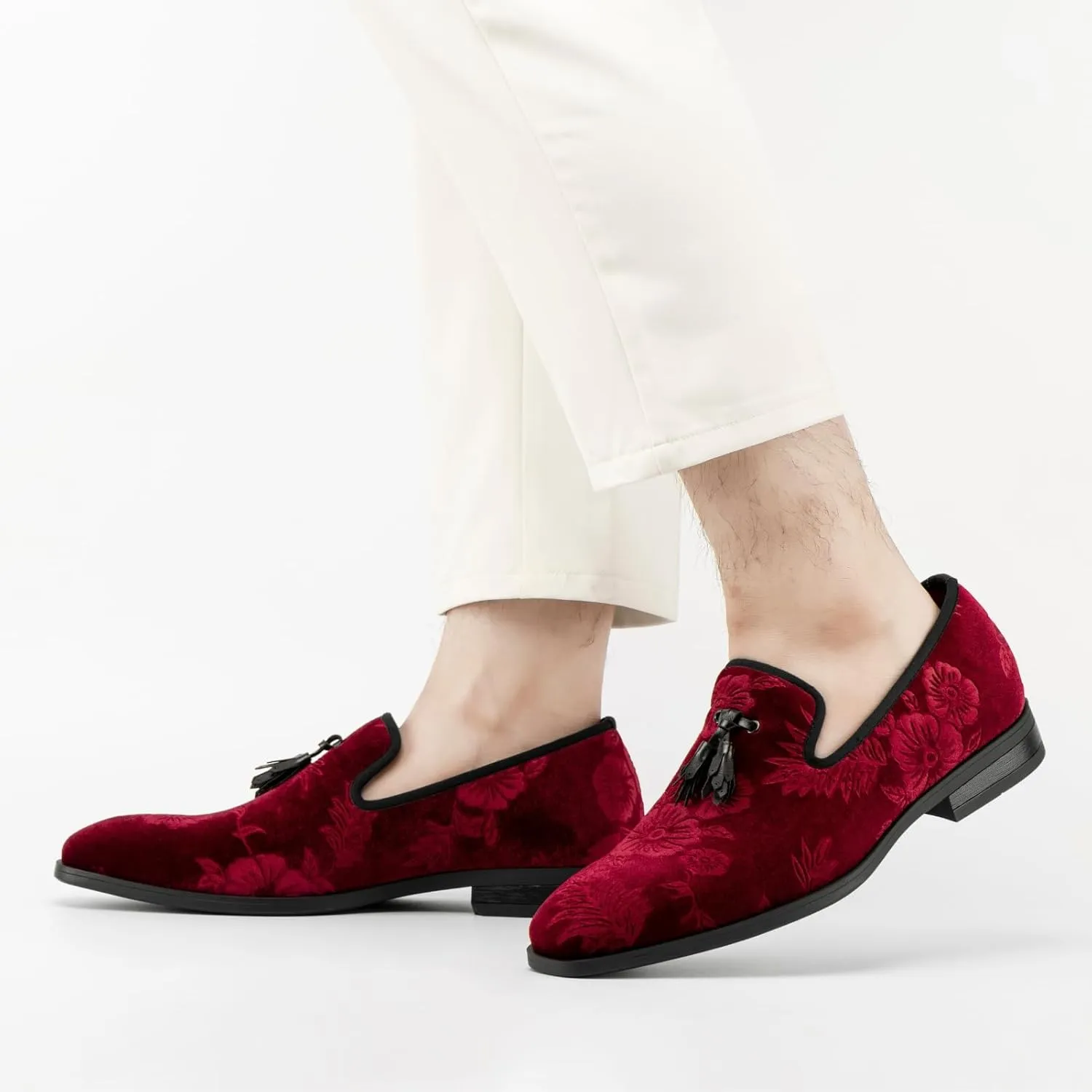 JITAI Men's Fashion Loafers Wedding Shoes Loafers for Men Party Shoes
