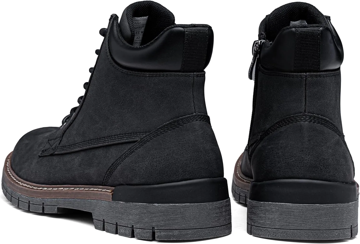 Jousen Mens Boots Fashion Casual Boot Hiking Zipper Chukka Boots for Men