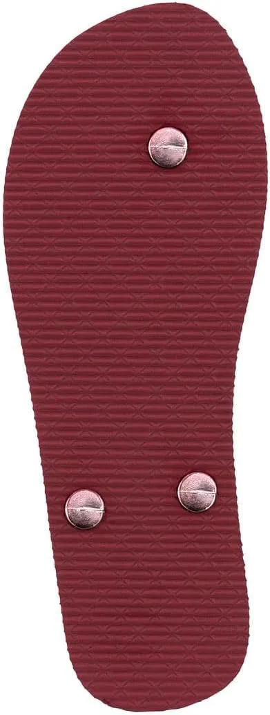 Juicy Couture Women's Flip Flops – Lightweight Beach Sandals, Casual Shower & Pool Slides