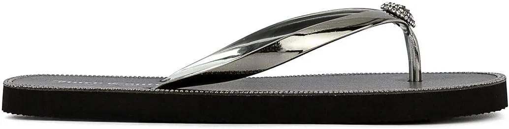 Juicy Couture Women's Flip Flops – Lightweight Beach Sandals, Casual Shower & Pool Slides
