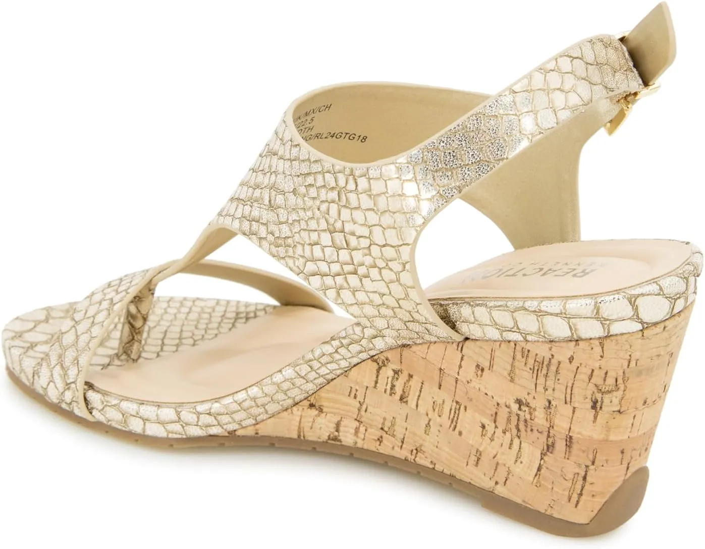 Kenneth Cole REACTION Women's Greatly Thong Wedge Sandal