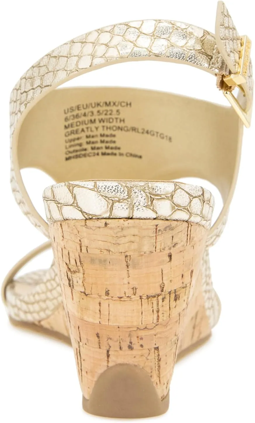 Kenneth Cole REACTION Women's Greatly Thong Wedge Sandal